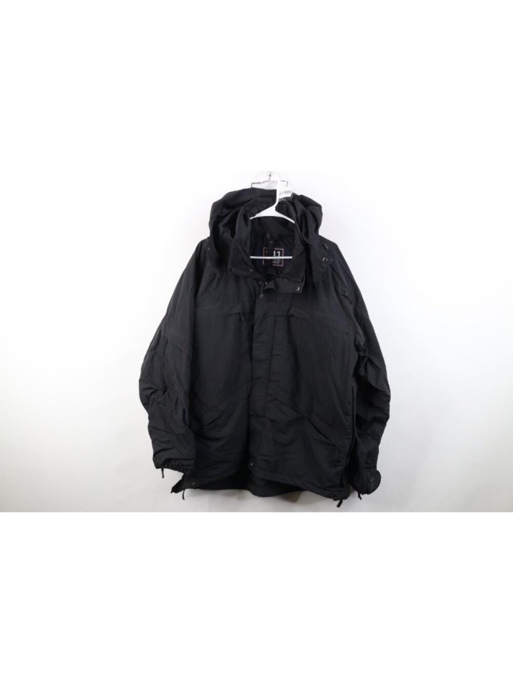 5.11 Tactical Series Mens Large Distressed 3 In 1 Hooded Parka Jacket Shell Only